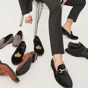 Black Velvet Steve Madden Loafer